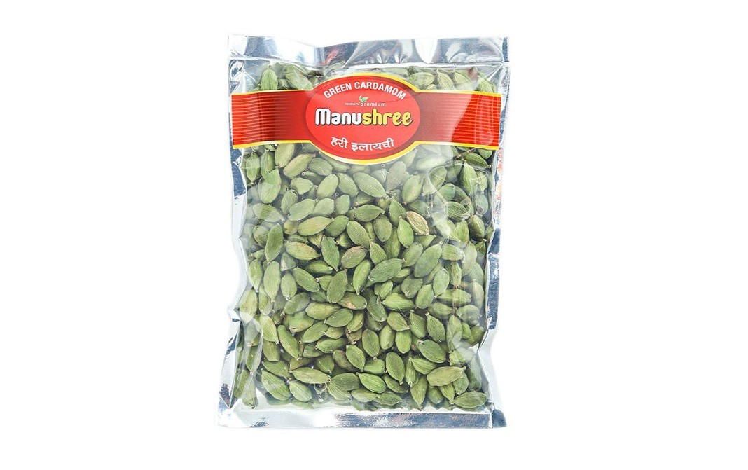 Manushree Green Cardamom    Pack  50 grams